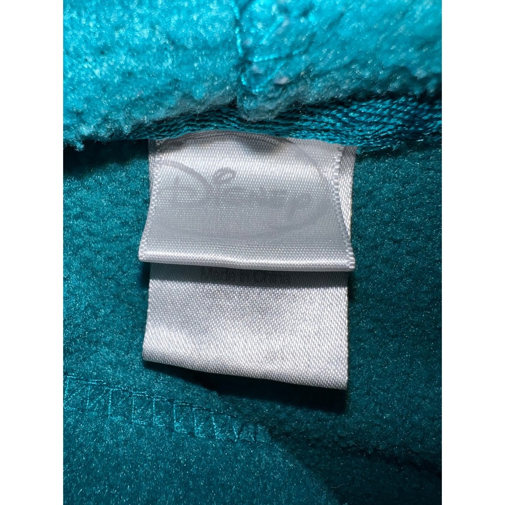 Disney Eeyore Full Zip Fleece Hoodie Teal Blue Embroidered Jacket 3X 22/24 - Picture 4 of 9